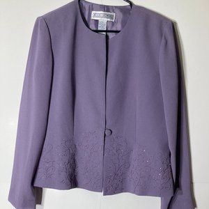 Jessica Howard Purple Blazer size 8